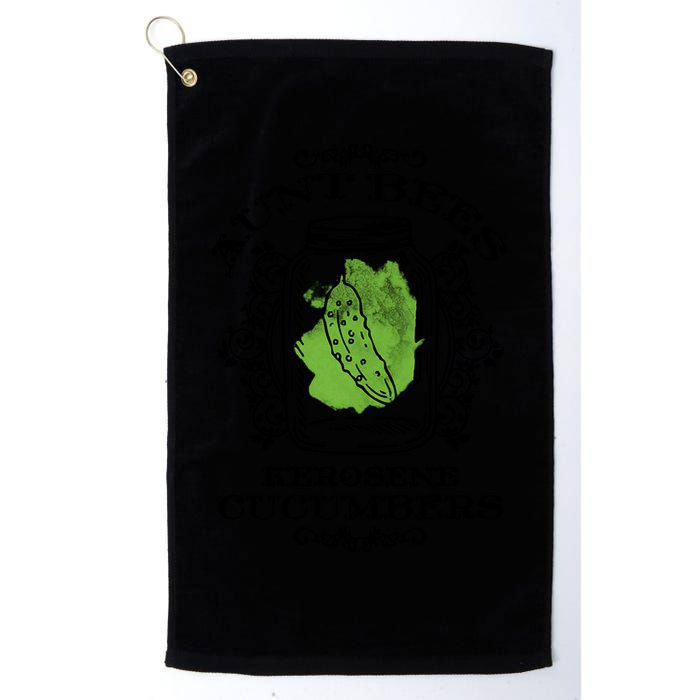 Aunt Bees Kerosene Cucumbers Golf Towel