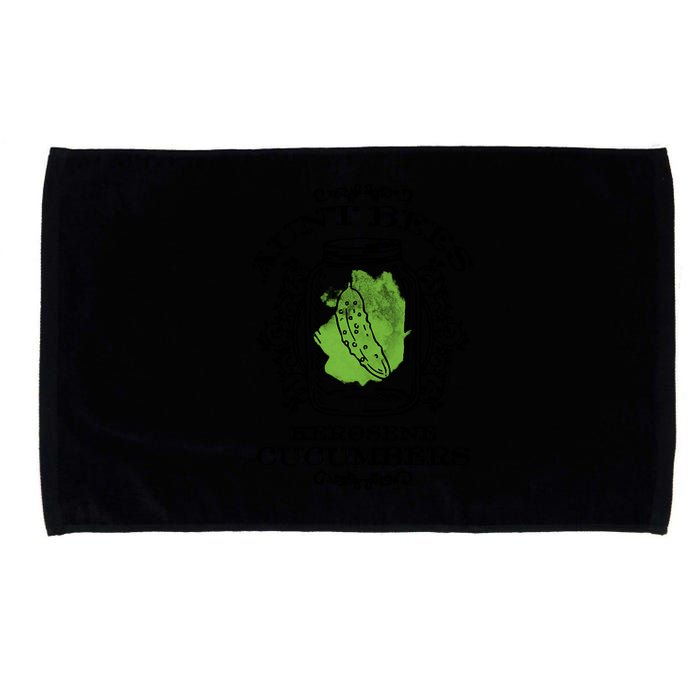 Aunt Bees Kerosene Cucumbers Microfiber Hand Towel