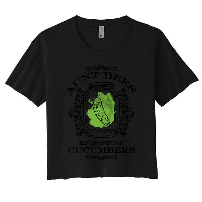 Aunt Bees Kerosene Cucumbers Crop Top