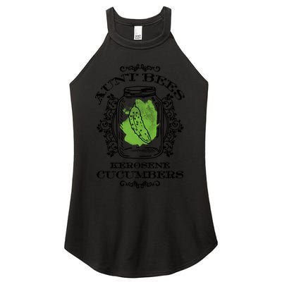 Aunt Bees Kerosene Cucumbers Women's Perfect Tri Rocker Tank