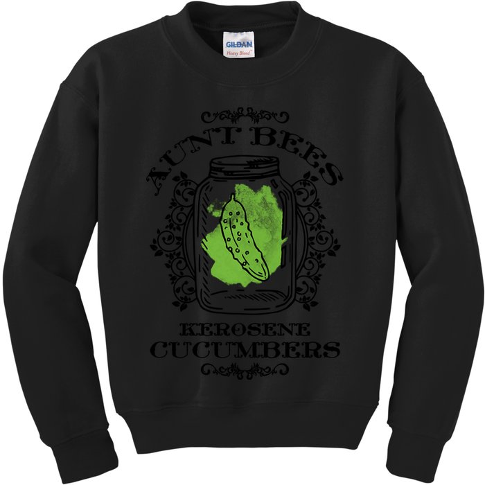 Aunt Bees Kerosene Cucumbers Kids Sweatshirt