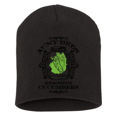 Aunt Bees Kerosene Cucumbers Short Acrylic Beanie