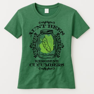 Aunt Bees Kerosene Cucumbers Womens T-Shirt