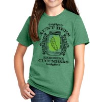 Aunt Bees Kerosene Cucumbers Kids T-Shirt