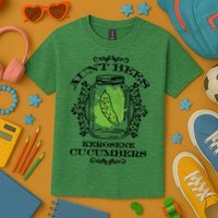Aunt Bees Kerosene Cucumbers Kids T-Shirt