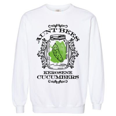 Aunt Bees Kerosene Cucumbers Garment-Dyed Sweatshirt