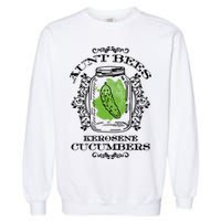 Aunt Bees Kerosene Cucumbers Garment-Dyed Sweatshirt