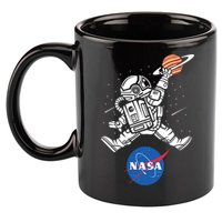 Astronaut Basketball League Slam Dunk NASA 11oz C Handle Ceramic Mug