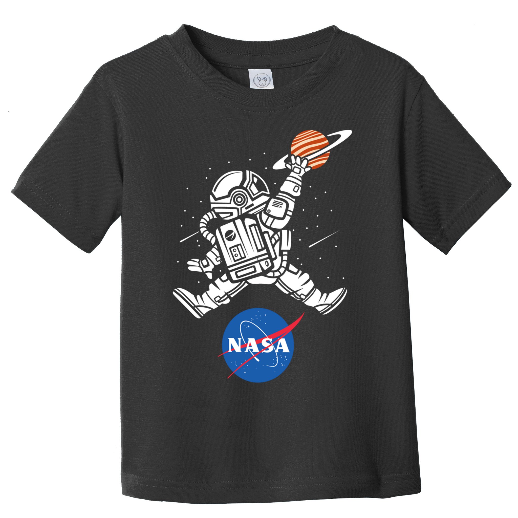 Astronaut Basketball League Slam Dunk NASA Toddler T-Shirt