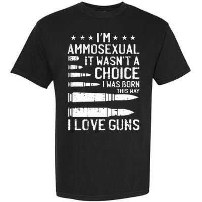 Ammosexual Bullets Love Pro Gun Lover Cool Enthusiast Gifts Garment-Dyed Heavyweight T-Shirt