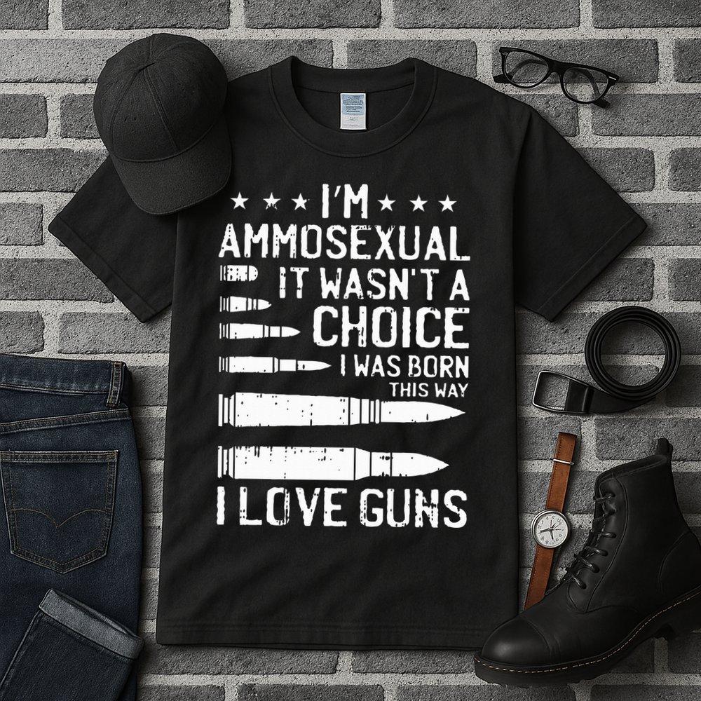 Ammosexual Bullets Love Pro Gun Lover Cool Enthusiast Gifts Tall T-Shirt