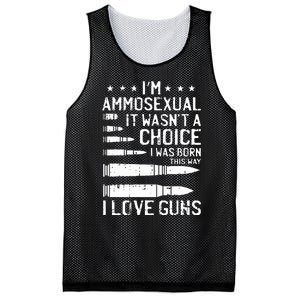 Ammosexual Bullets Love Pro Gun Lover Cool Enthusiast Gifts Mesh Reversible Basketball Jersey Tank