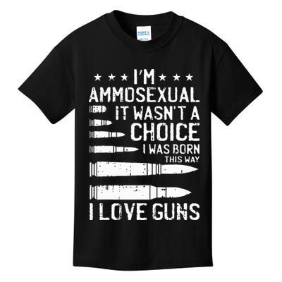 Ammosexual Bullets Love Pro Gun Lover Cool Enthusiast Gifts Kids T-Shirt