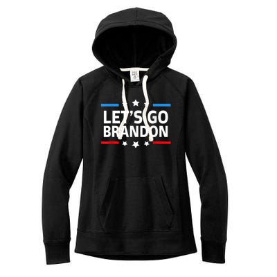 Anti Biden Let's Go Brandon For And Wo Chant Meme Women's Fleece Hoodie