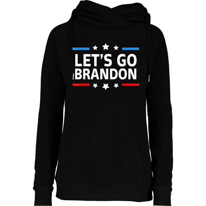 Anti Biden Let's Go Brandon For And Wo Chant Meme Womens Funnel Neck Pullover Hood