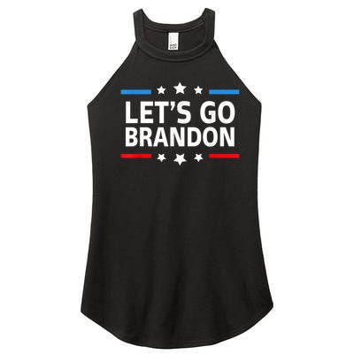 Anti Biden Let's Go Brandon For And Wo Chant Meme Women's Perfect Tri Rocker Tank