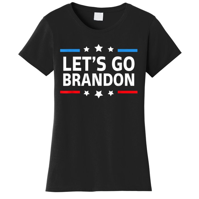 Anti Biden Let's Go Brandon For And Wo Chant Meme Women's T-Shirt