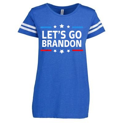 Anti Biden Let's Go Brandon For And Wo Chant Meme Enza Ladies Jersey Football T-Shirt