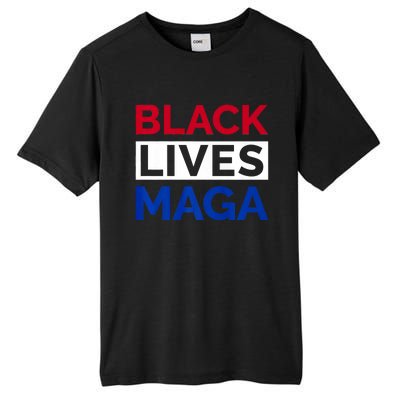 America Black Lives Maga Tall Fusion ChromaSoft Performance T-Shirt