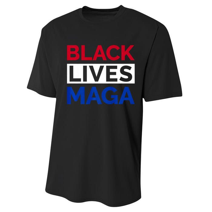 America Black Lives Maga Performance Sprint T-Shirt