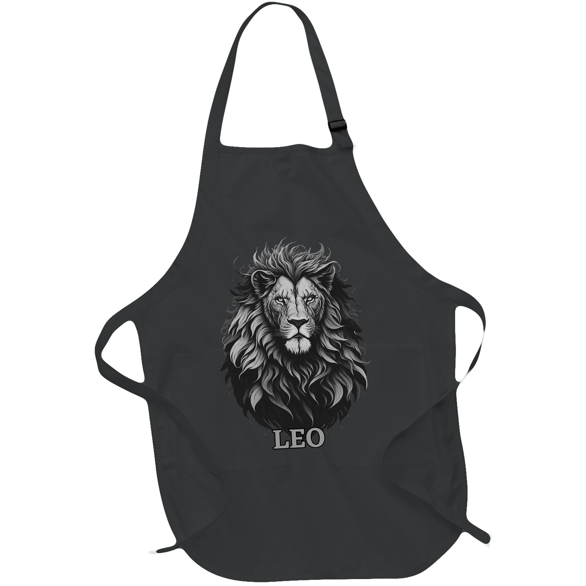 August Birthday Leo Lion Pride Graphic Zodiac Apron