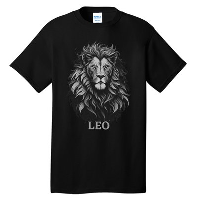 August Birthday Leo Lion Pride Graphic Zodiac Tall T-Shirt