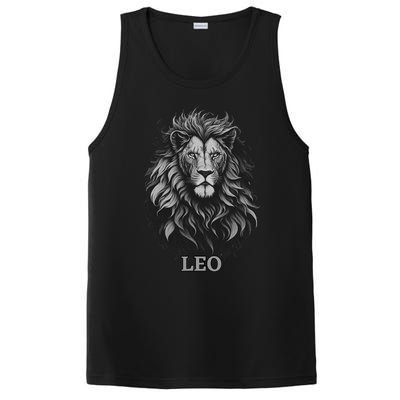 August Birthday Leo Lion Pride Graphic Zodiac PosiCharge Competitor Tank