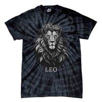 August Birthday Leo Lion Pride Graphic Zodiac Tie-Dye T-Shirt