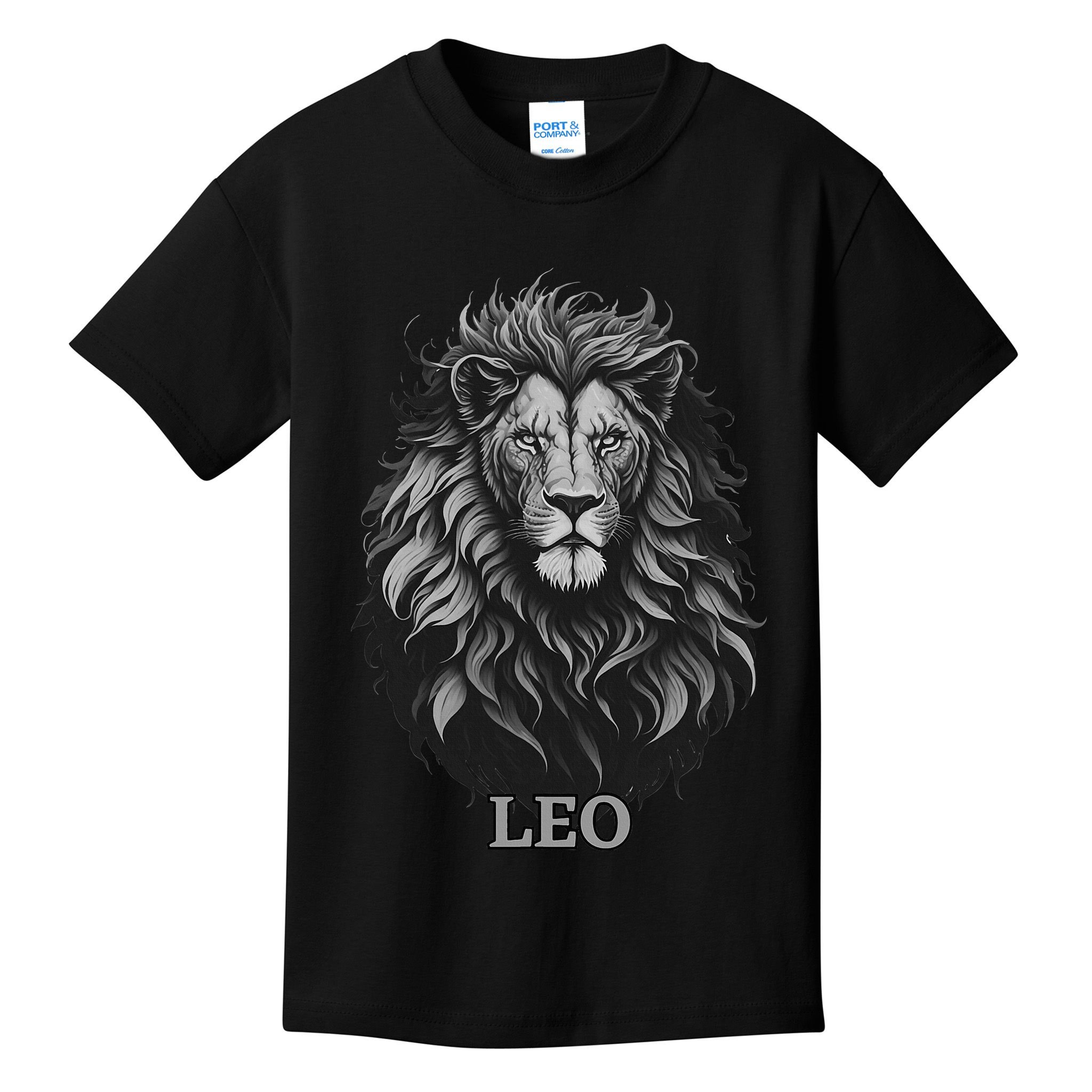 August Birthday Leo Lion Pride Graphic Zodiac Kids T-Shirt