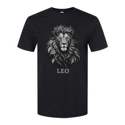 August Birthday Leo Lion Pride Graphic Zodiac Softstyle® CVC T-Shirt