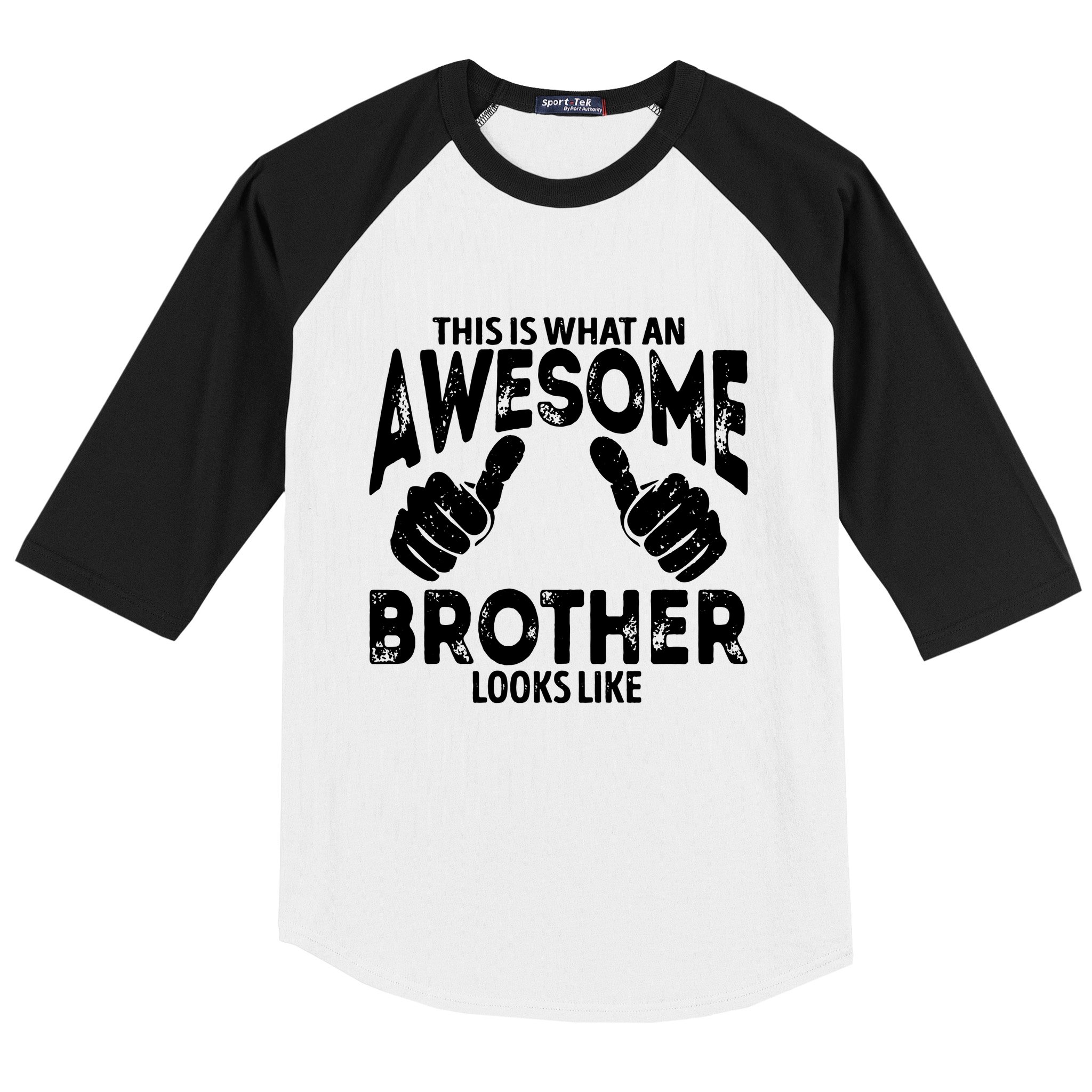 Awesome Brother Looks Like Baseball Sleeve Shirt