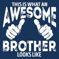 Awesome Brother Looks Like 7 Panel Mesh Trucker Snapback Hat