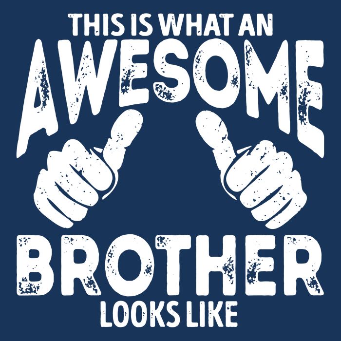 Awesome Brother Looks Like 7 Panel Mesh Trucker Snapback Hat