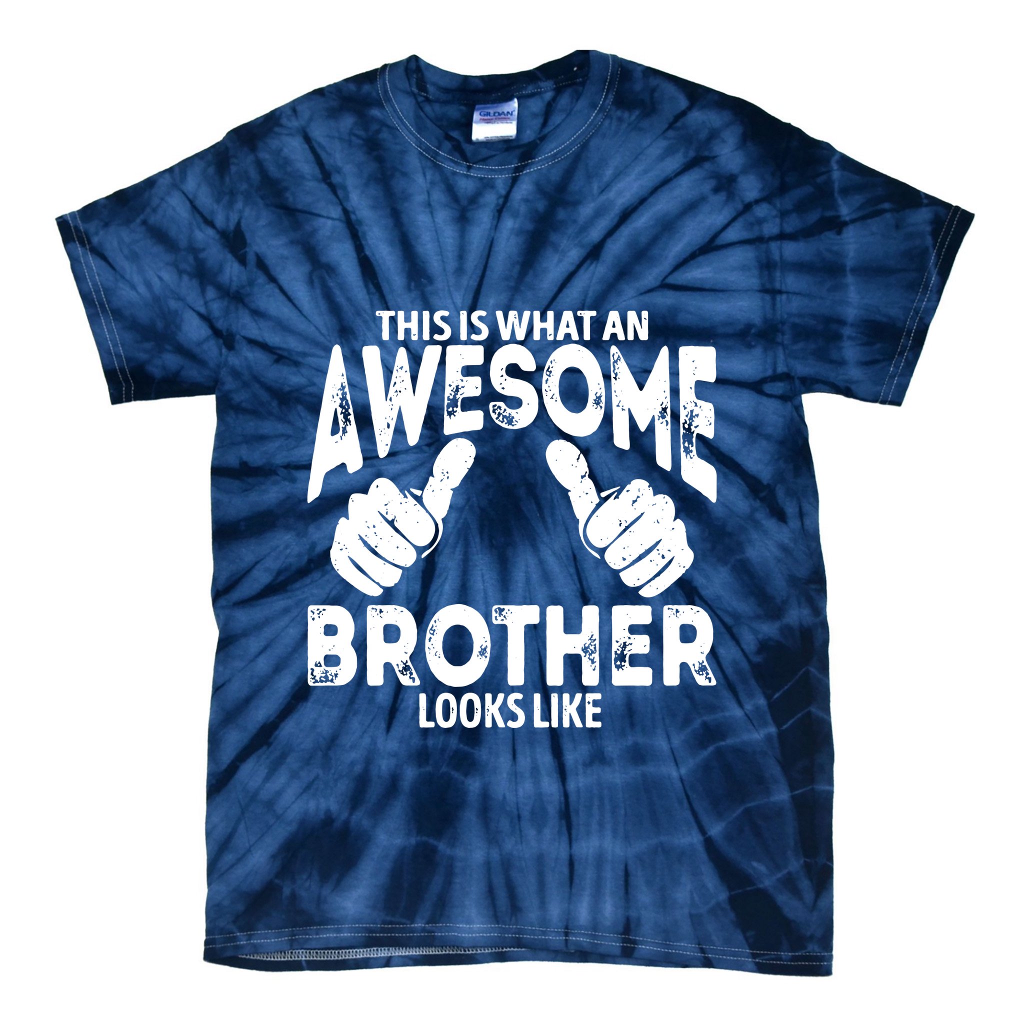 Awesome Brother Looks Like Tie-Dye T-Shirt