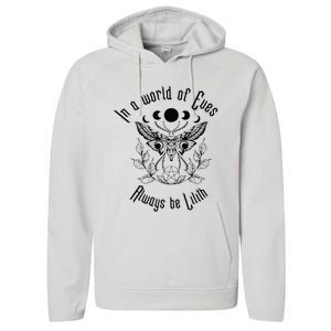 Always Be Lilith Pagan Goddess Never Eve Occult Witchy Performance Fleece Hoodie