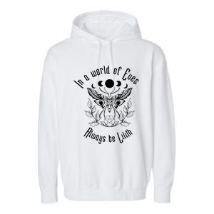 Always Be Lilith Pagan Goddess Never Eve Occult Witchy Garment-Dyed Fleece Hoodie