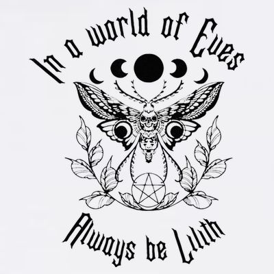 Always Be Lilith Pagan Goddess Never Eve Occult Witchy T-Shirt