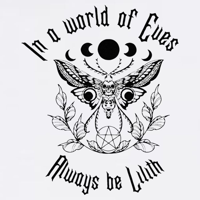 Always Be Lilith Pagan Goddess Never Eve Occult Witchy Sustainable Bucket Hat