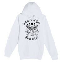 Always Be Lilith Pagan Goddess Never Eve Occult Witchy Premium Pullover Hoodie