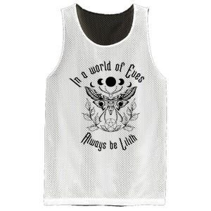 Always Be Lilith Pagan Goddess Never Eve Occult Witchy Mesh Reversible Basketball Jersey Tank