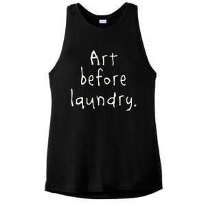 Art Before Laundry Ladies PosiCharge Tri-Blend Wicking Tank