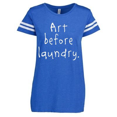 Art Before Laundry Enza Ladies Jersey Football T-Shirt