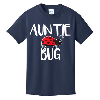 Auntie Bug Ladybug Aunt Funny Kids T-Shirt