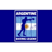 Argentine Boxing Legend With Flag For Argentina Boxer Gift Bumper Sticker