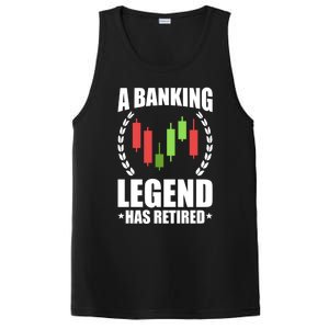 A Banking Legend Has Retired Retiret Banker Gift PosiCharge Competitor Tank