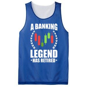 A Banking Legend Has Retired Retiret Banker Gift Mesh Reversible Basketball Jersey Tank