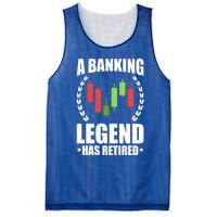 A Banking Legend Has Retired Retiret Banker Gift Mesh Reversible Basketball Jersey Tank