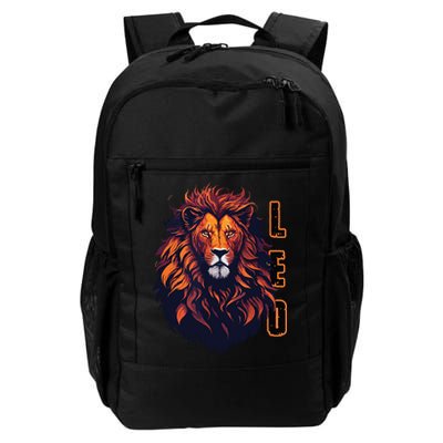 August Birthday Leo Lion Pride Graphic Zodiac Backpack