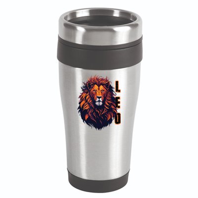 August Birthday Leo Lion Pride Graphic Zodiac 16oz Travel Tumbler