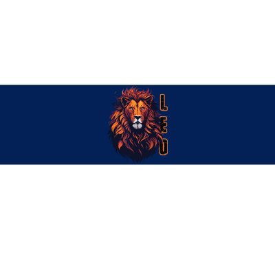 August Birthday Leo Lion Pride Graphic Zodiac Bumper Sticker